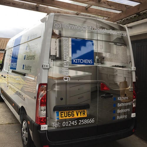 Vehicle Signage for Galleywood Kitchens